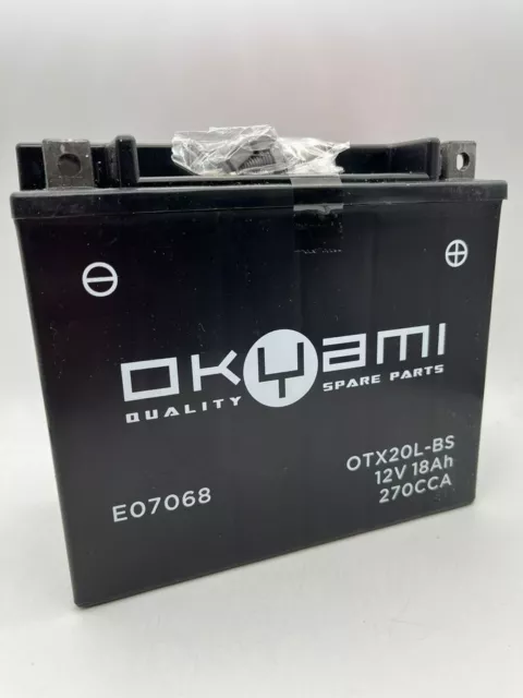 Batteria moto Okyami OTX20LBS per YAMAHA YFM40FW Kodiak/Automatic 400 1996-2002