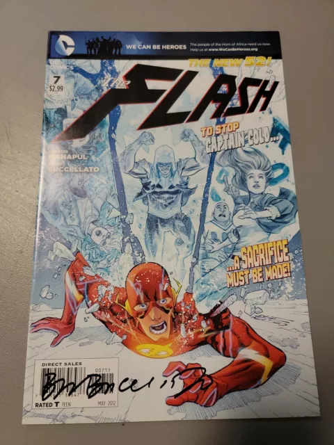 The Flash (4th Series) #7 DC SIGNED BY BRIAN BUCCELLATO