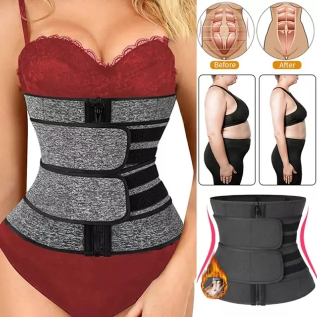 Men's Neoprene Sauna Sweat Gym Waist Trainer Vest Compression Body
