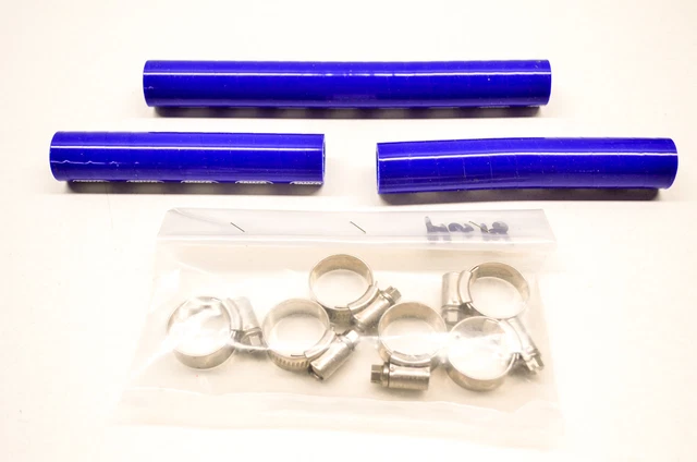 Moose Racing 1902-0958, MBU-HUS-18-BL Blue Radiator Hose Kit NOS