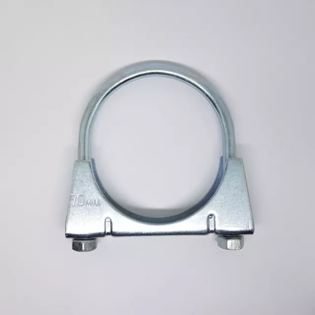 UNIVERSAL U BOLT Exhaust Clamps, Heavy Duty Clamp with Nuts All Sizes