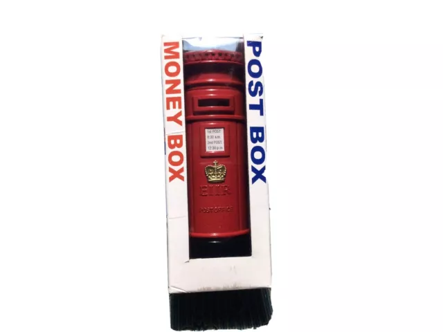 Salvadanaio Cassetta Postale, Poste Inglesi, Box Postal English Metal - Cm. 15,5