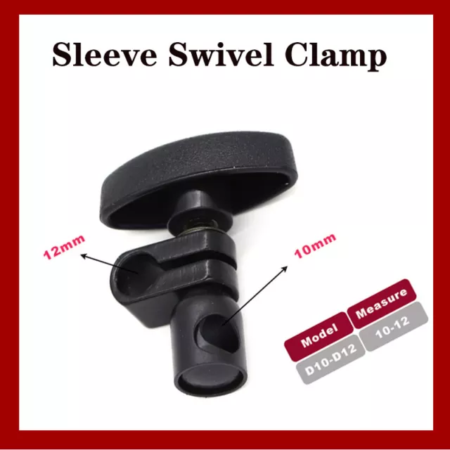 Sleeve Swivel Clamp Chuck Fit Magnetic Holder Bar Dial Indicator Gauge D10-D12