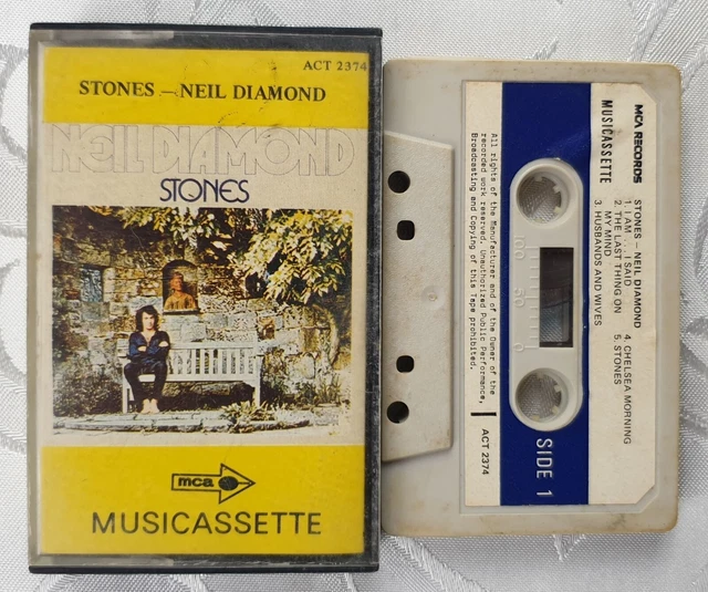 NEIL DIAMOND - Stones - Audio Cassette Tape Album with Warranty $10.77 - PicClick AU