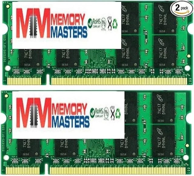 4GB (2x2GB) DDR2 RAM Kit For HP Pavilion DV9500-DV9900 Series Laptops – PC2-6400