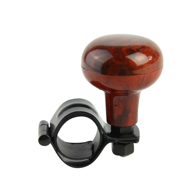 Woodgrain Steering Wheel Spinner Knob | Universal Fit for All Cars, Tr...