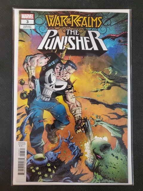 War of the Realms Punisher #3 1:25 Mccrea Variant Marvel NM Comics Book