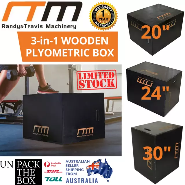 Plyometric Jump Box Plyo Boxes Jumping Excercise CrossFit Box Jumps 3 in 1