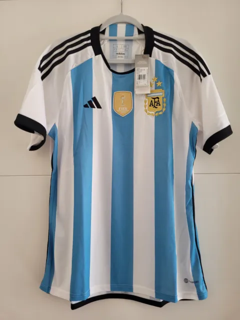 Argentinien Trikot adidas WM2022 3 Sterne Gr. L