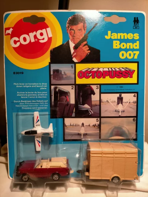 Corgi Juniors James Bond Octopussy Set E3019 Excellent Condition!