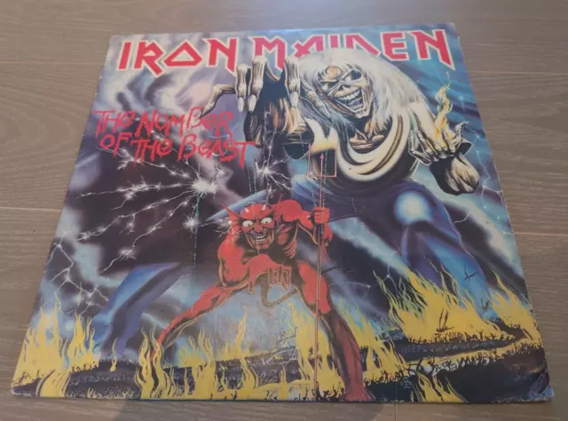 Lp Vinilo Japón Iron Maiden The Number Of The Beast Emi Ems-91034
