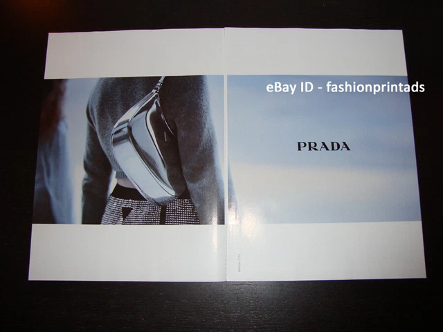 PRADA Accessories 2-Page Magazine PRINT AD Holiday 2021