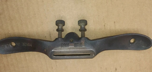 IV533 Stanley USA No. 151 Adjustable Flat Sole Spoke Shave 5