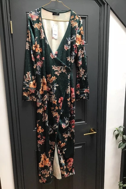 green emerald velvet dress Evergreen Elegance Tie Dress 3XL