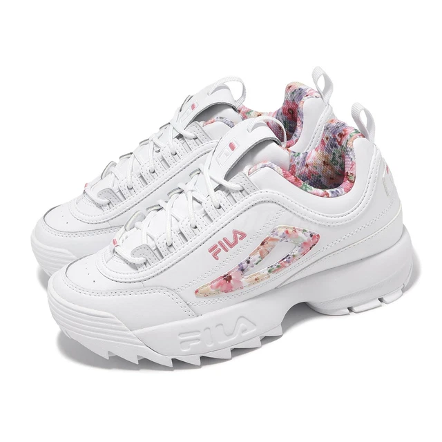 Fila Disruptor II 2 Flower White Pink Women LifeStyle Casual Shoes Sneakers