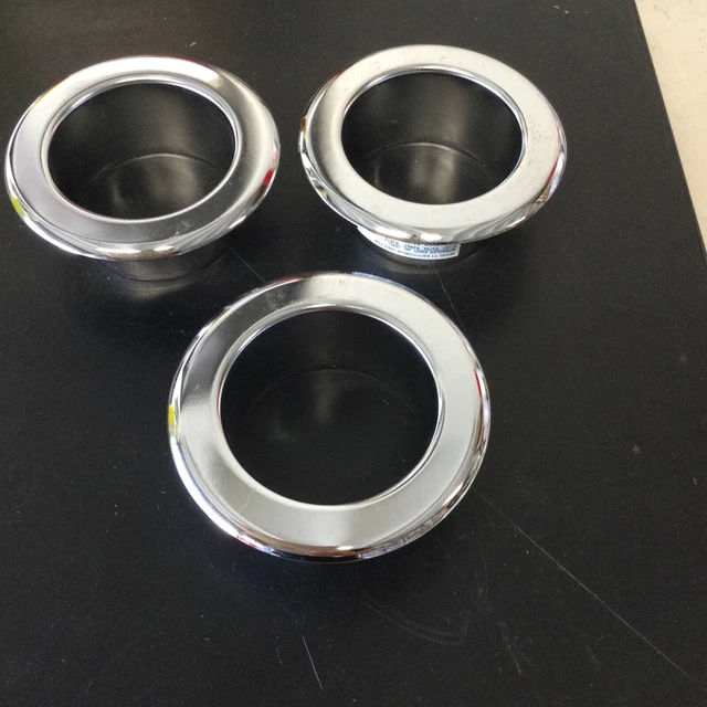 3 Crome RASCO/Reliable Recessed F1 Escutcheon