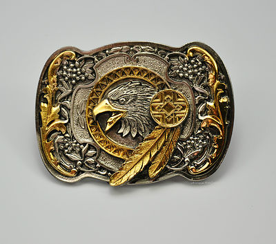 Aigle Aigle Boucle de Ceinture Western Or Pays Ornement Line Dance 205 