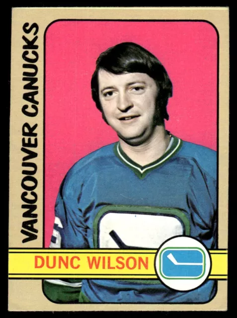 1972-73 Topps Dunc Wilson Vancouver Canucks #91