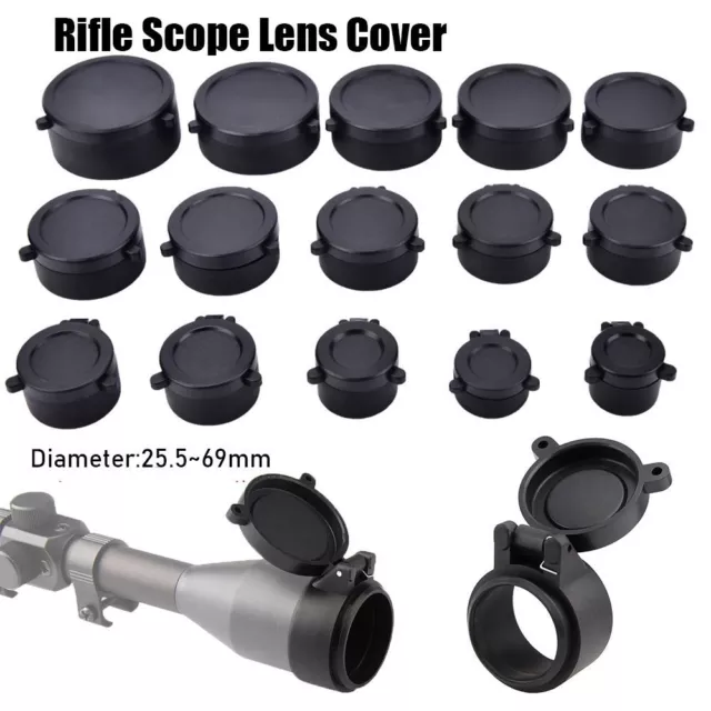 Caliber Lens Cover Objective Lense Lid Flip Up Cap Quick Spring Protection