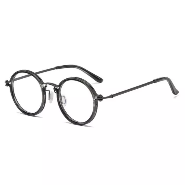 Retro Round Anti Blue Light Reading Glasses Men Women Presbyopia Metal Frame