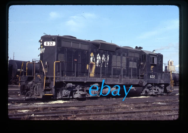 Orig Slide Norfolk & Western N&W NW #632 GP9 1981