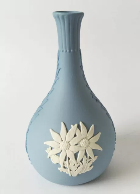 Wedgwood Bleu - Vase Australien Flanelle Fleur