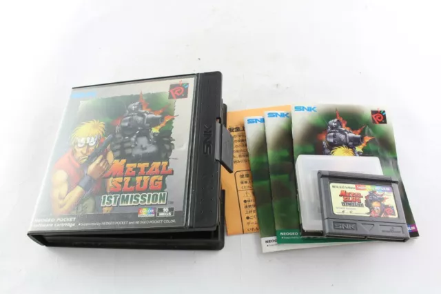 SNK Neo Geo Pocket Metal Slug 1st Mission Video Game Cart UK Edition