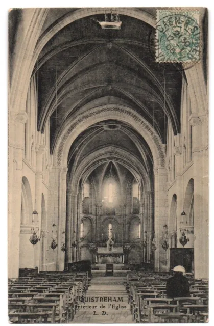 CPA 14 - OUISTREHAM (Calvados) - Intérieur de l'Eglise - L.D.