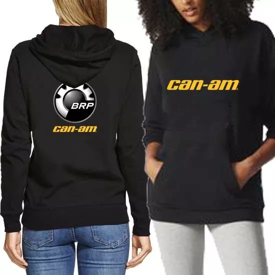 CAN AM Logo BRP ATV Renegade UTV Hoodie Black Two Sides New Women's Hoodie