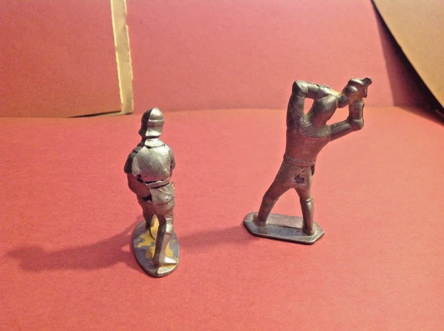 Lot Figurines Moyen âge Quiralu/Aludo - Jeanne D'Arc, Sonneur De Trompette, Etc.