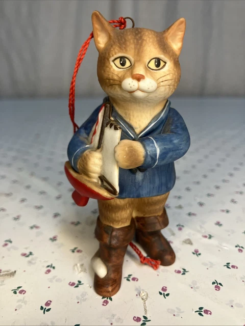 FRANKLN MNT 1988 HEREND - The Curo Cats Collecton – chat de