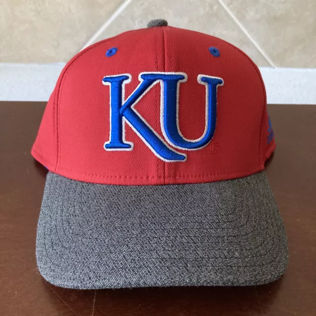 Mens NCAA KU Kansas Jayhawks Snapback Hat Cap New Adidas Adjustable