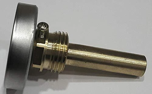 TERMOMED Thermomètre pour Porte de Fours à Bois, échelle de 0 à 300ºC avec vanne 5