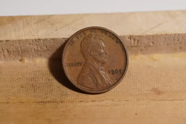 1909 VDB US Lincoln Wheat Cent 1C (INV J)
