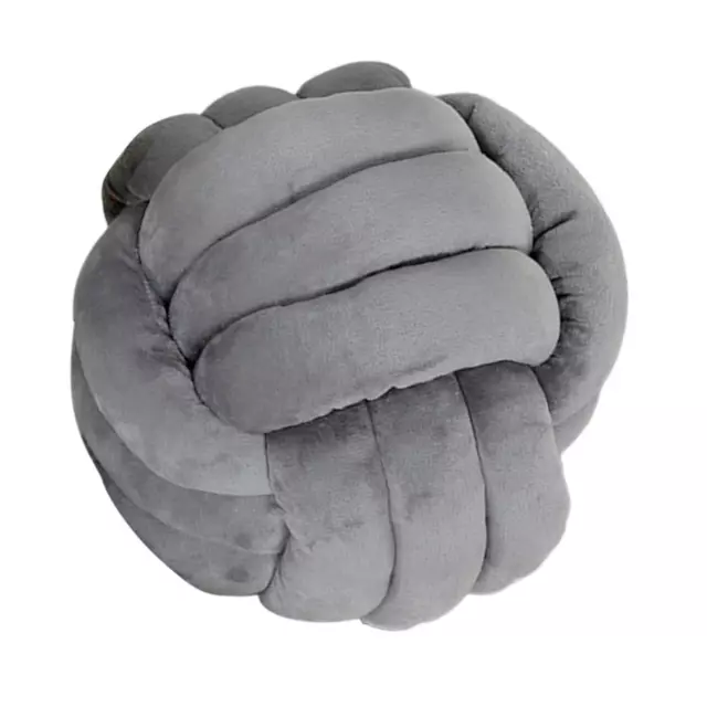 Coussin à Boule Souple Noué De 20cm, Oreiller à Nœud Rempli De Coton Pour