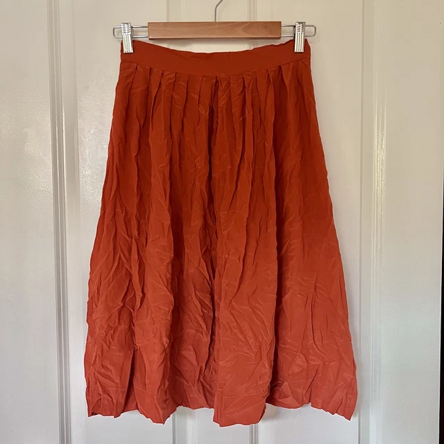 Orange skirt size 8 top