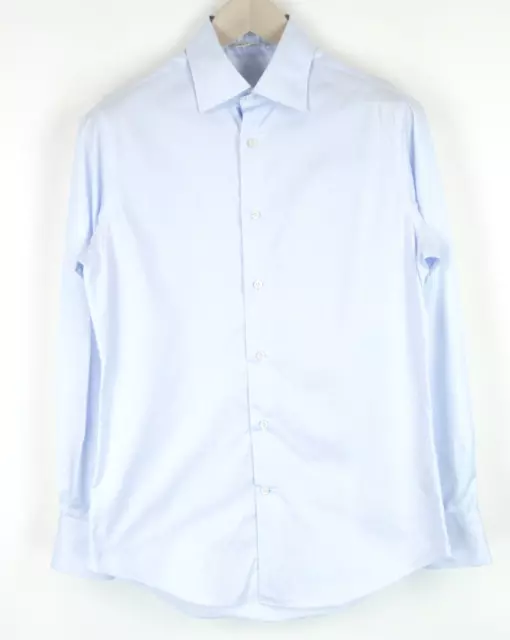 Louis Feraud Paris Mens Dress Shirt 17 European Fabric Premium 2-Ply  Houndstooth