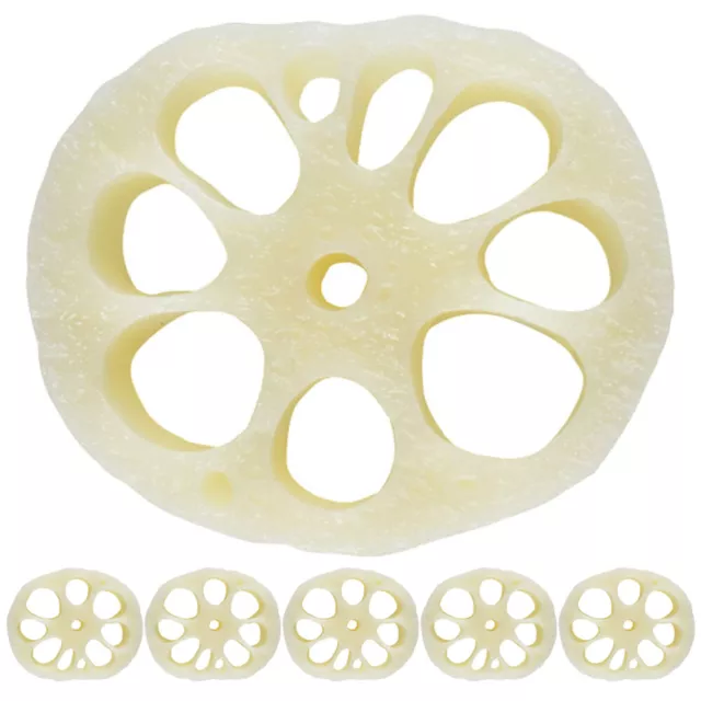 6 pz modello in PVC disco radice di loto bambino giocattolo per bambini decorazione