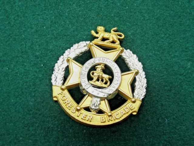 Forester Brigade Officers Cap Badge (Gaunt)