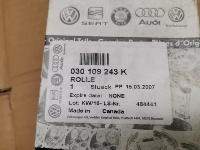 Galet Tendeur Courroie Distribution Vw Golf Iii Seat Ibiza Ii Essence 1.4 1.6 4