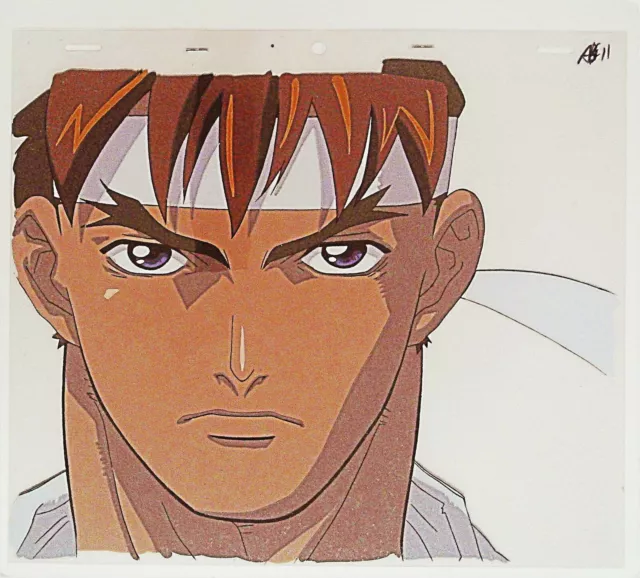 Street Fighter Zero Ryu Anime Production Cels and Animation