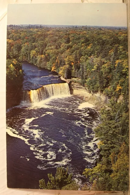 Michigan MI Upper Peninsula Tahquamenon Falls Postcard Old Vintage Card View PC