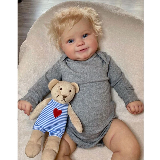 Bambole Reborn 24"" realistiche bambola bambina bambina bambini regalo di compleanno di Natale
