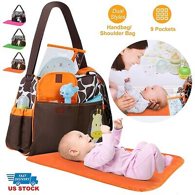 Baby Nappy Diaper Bags Mummy Diaper Duffel Shoulder Bags Travel Bag Portable New