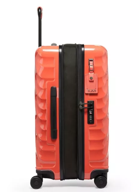 NEW Tumi 19 Degree Short Trip Expandable 4 Wheel Packing Suit Case CORAL ORANGE 6