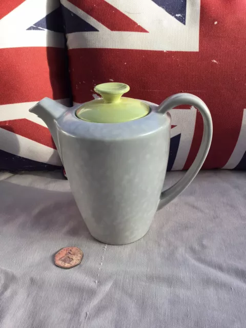 Vintage 1950s Poole Pottery “Seagull” Lime Green Tea /Coffee Pot