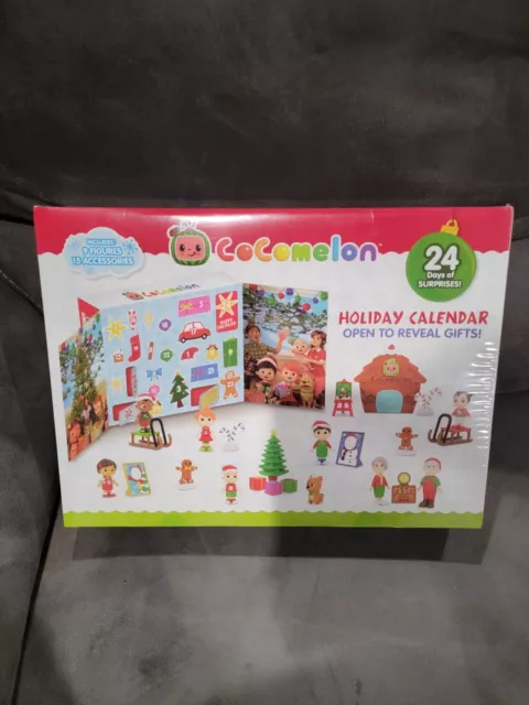 Nuevo CALENDARIO DE ADVIENTO COCOMELON 24 días juguete Navidad cuenta regresiva nuevo VACACIONES 3