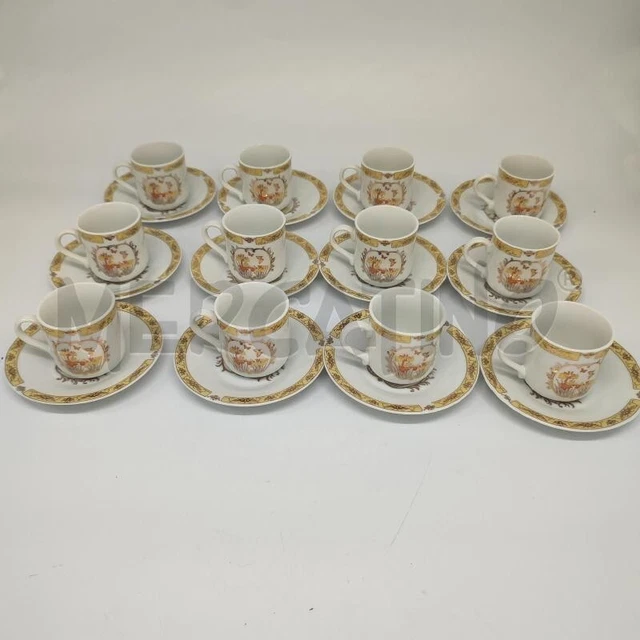 En Forme de Petites Tasses Japonaises TANAKA Japan Anf Vintage 12 12 Porcelaine
