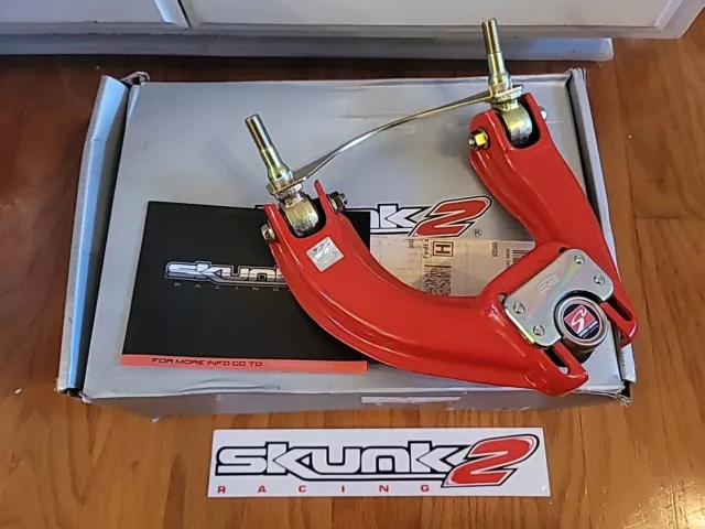 (1)Skunk2 Racing Pro Series Front Camber Kit Adjustable 88-91 Honda Civic CRX EF