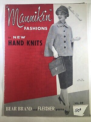 1957 Mannikin Fashions in New Hand Knits Vol. 39
